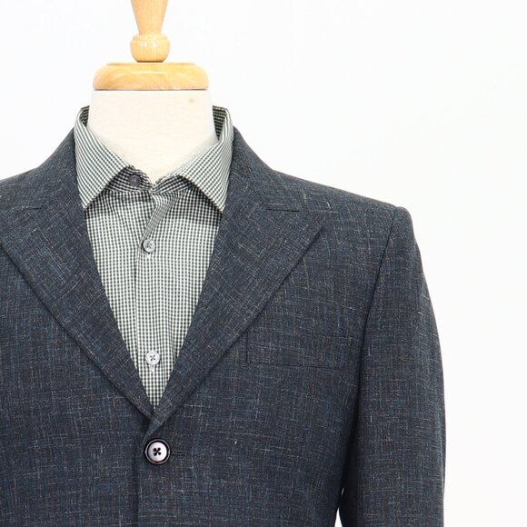 Stella McCartney 38R Blue Solid 3-Button Sport Coat Blazer Jacket T240 - Picture 5 of 11